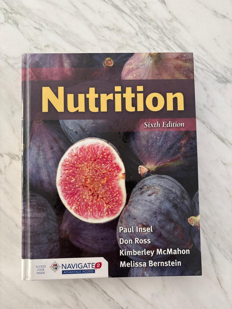 Nutrition - Sixth Edition (Paul Insel), Ophalen of Verzenden, Beta, Zo goed als nieuw, HBO