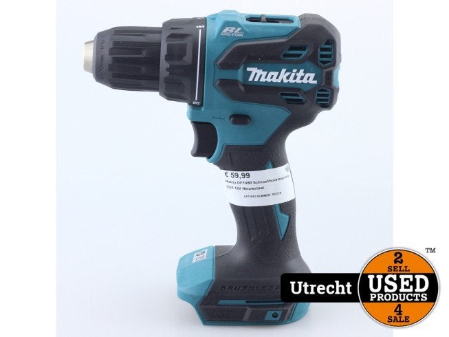 Makita DDF490 Schroef/boormachine 2025 18V Nieuwstaat