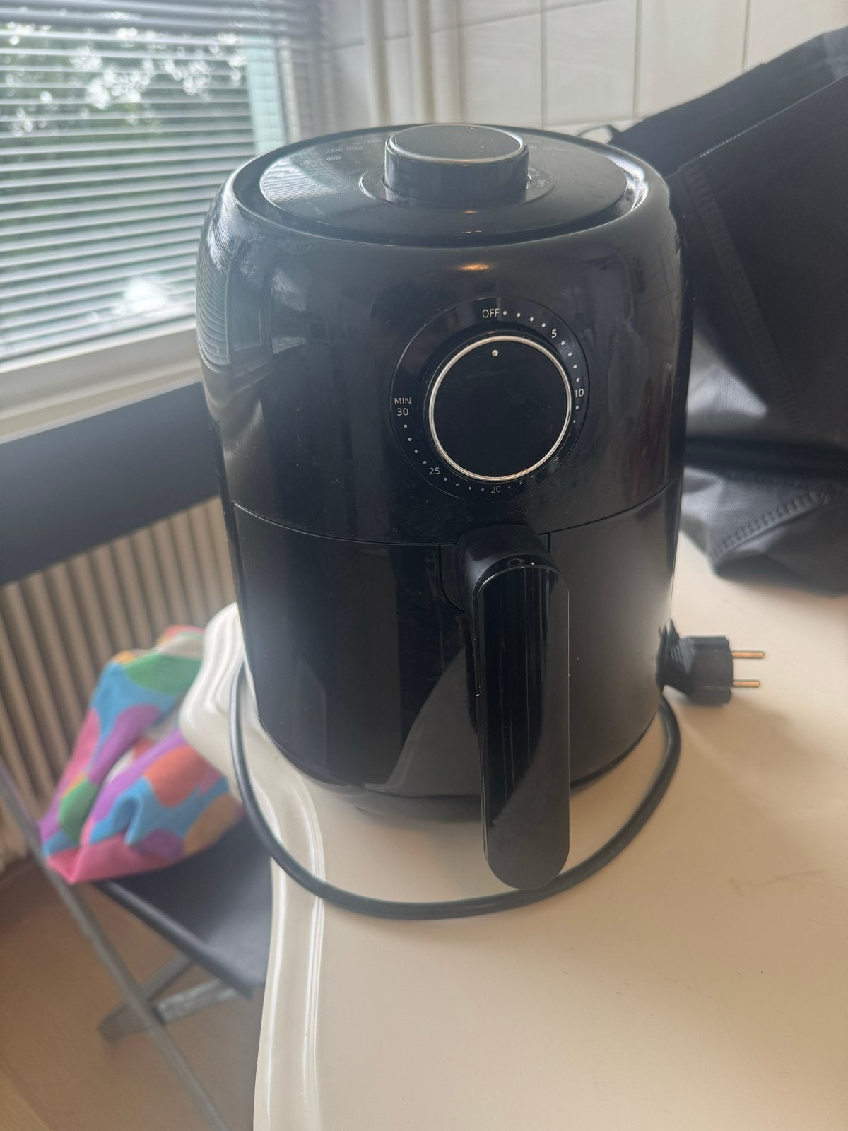 Compacte Mini Airfryer - Ideaal voor kleine huishoudens, Witgoed en Apparatuur, Ophalen of Verzenden, Gebruikt, Airfryer, Minder dan 750 gram