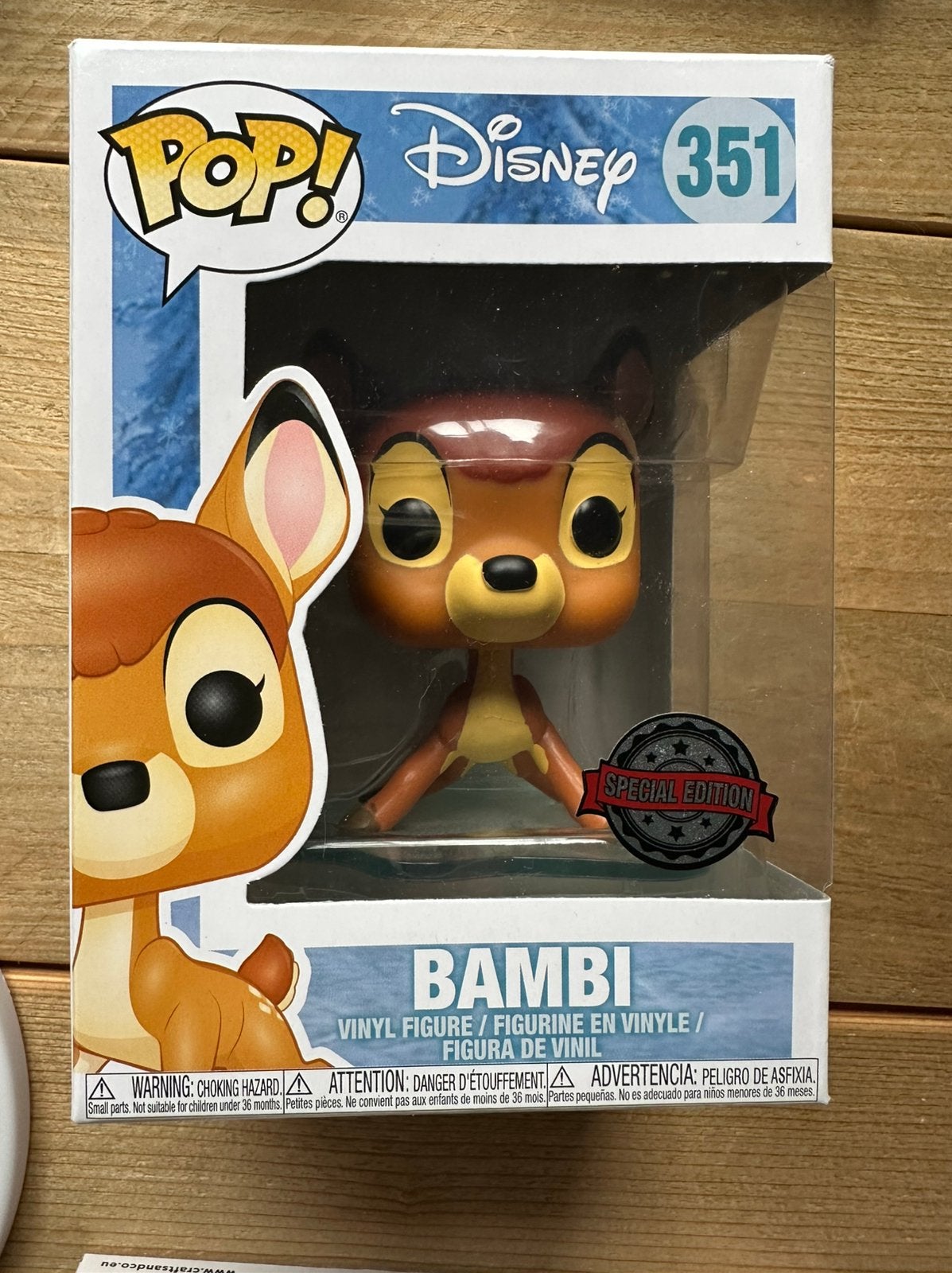 Disney funko pop bambi 351, Ophalen of Verzenden, Zo goed als nieuw