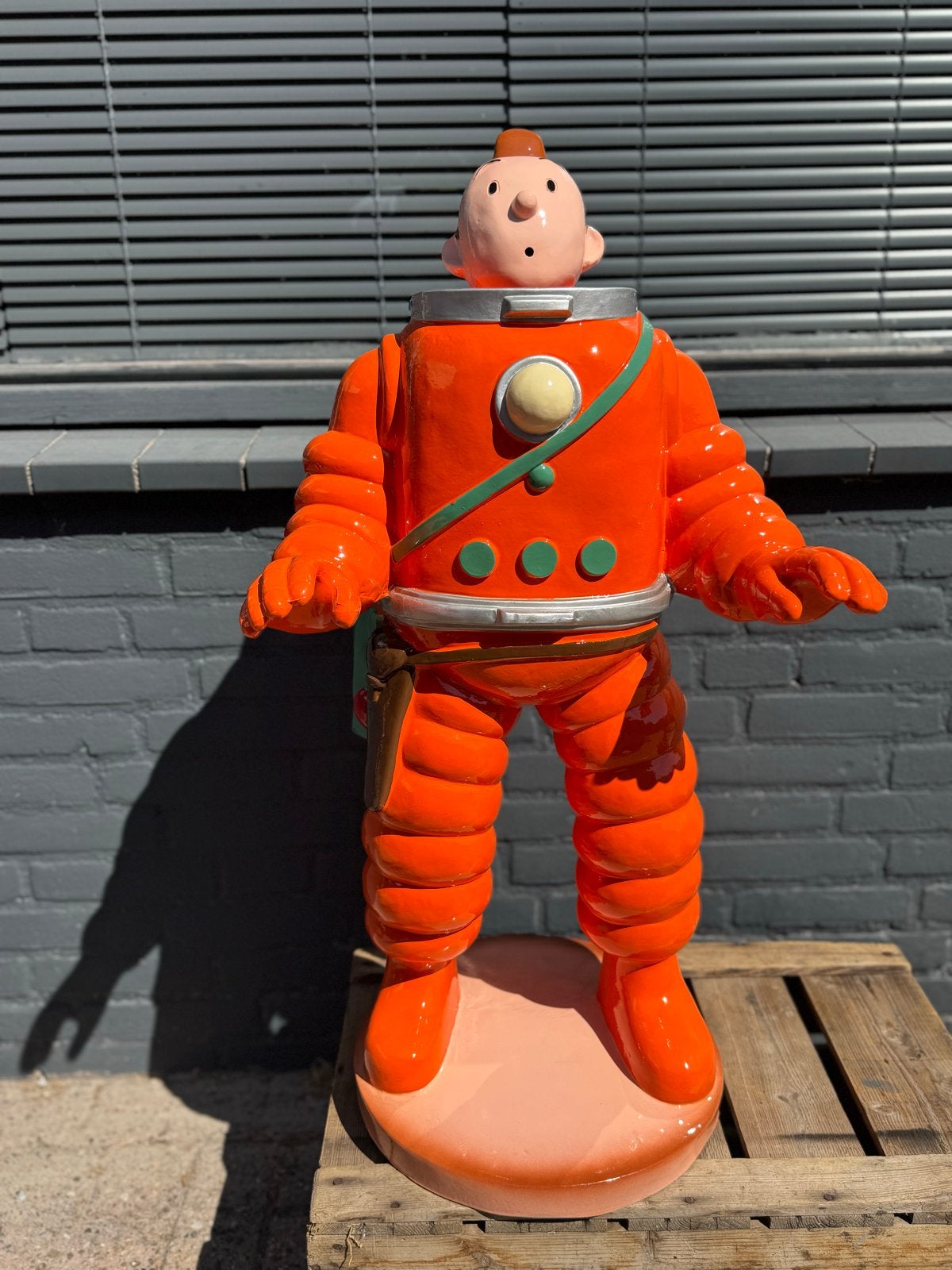 Grote Kuifje in Astronauten pak - figuur, Ophalen, Gebruikt