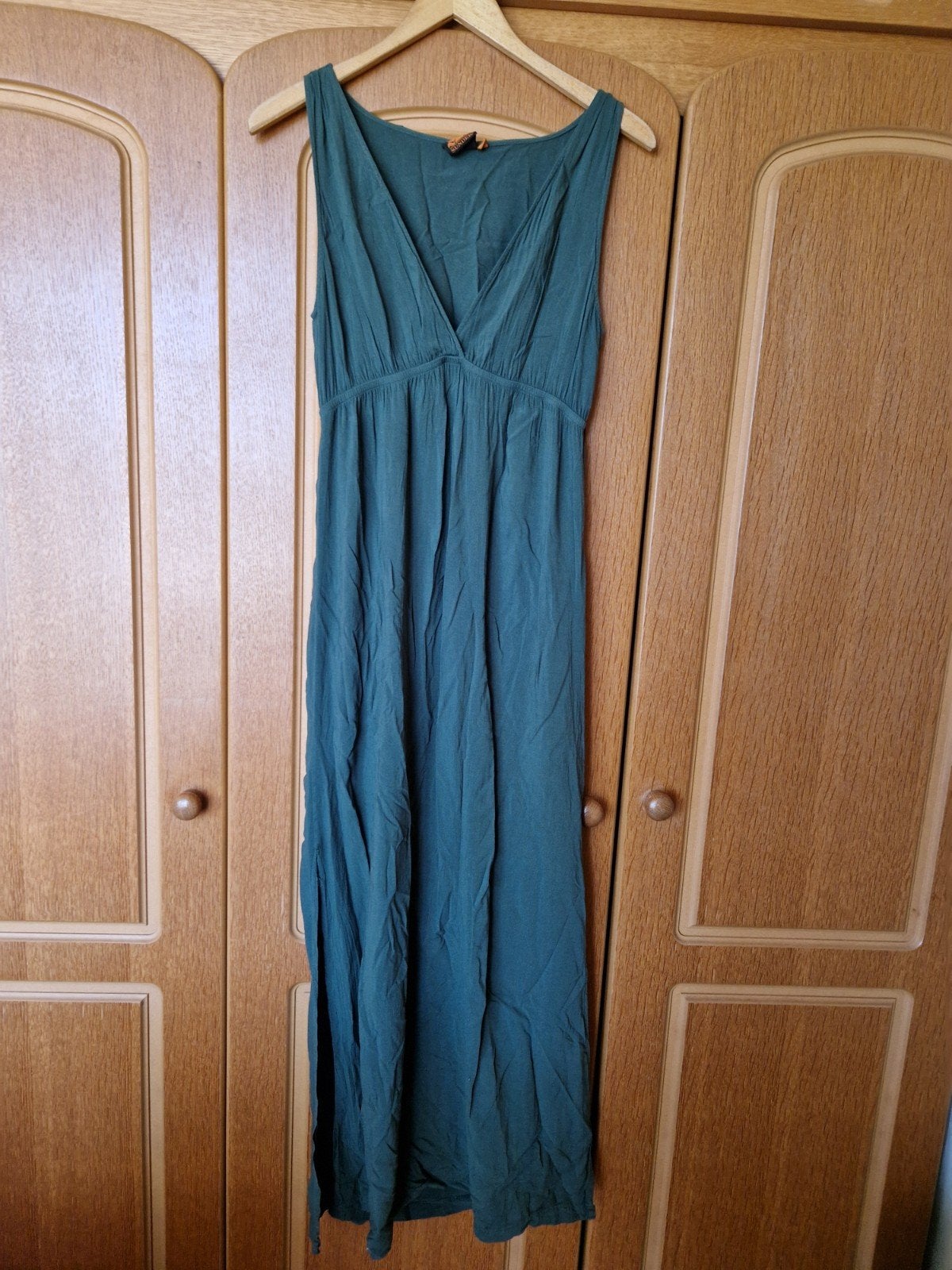 Sundek Maxi Jurk Maat M Groen, Maat 38/40 (M), Sundek, Ophalen of Verzenden, Gedragen