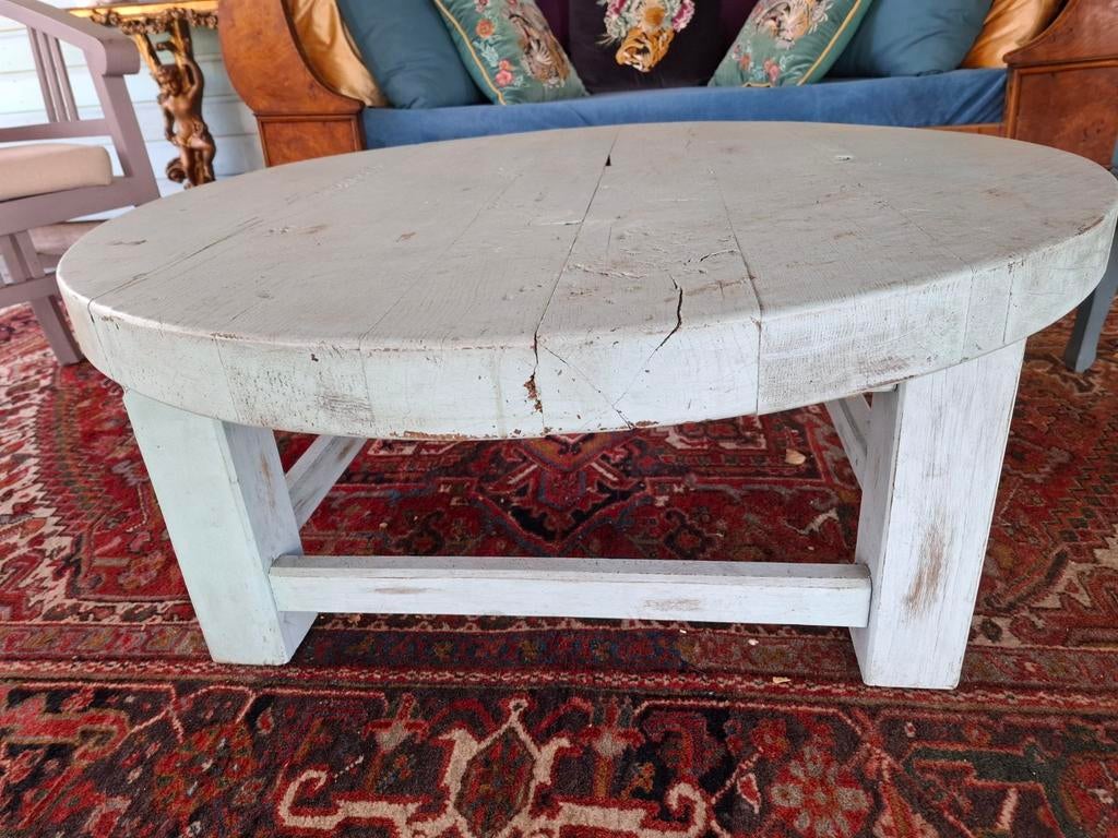 Tafel loungetafel salontafel + 2 stoelen, Ophalen, Teakhout