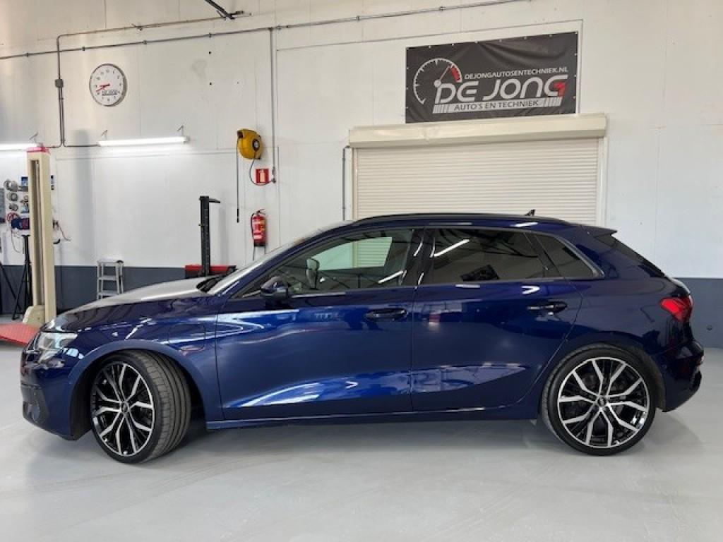 Audi A3 40 TFSI E ADV EDIT. LED, Stoelverw. Adaptive cc, dig, Gebruikt, 4 cilinders, Blauw, Plug-in hybride
