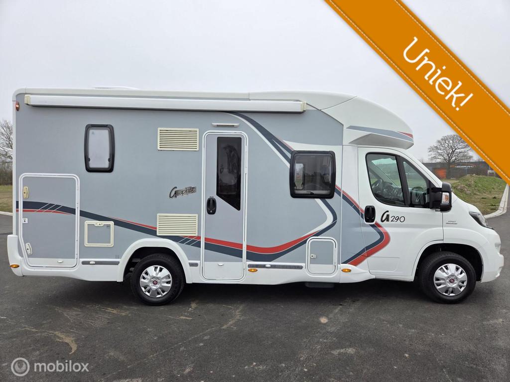 Challenger Graphite 290 camper Hefbed cruise Euro-5 2015, Caravans en Kamperen, Campers, Bedrijf, Challenger, 6 tot 7 meter, Hordeur