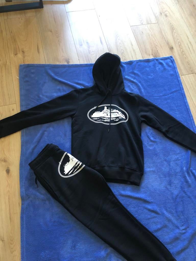 Nieuw zwart trainingspak met capuchon, Ophalen of Verzenden, Nieuw, Overige maten, Zwart