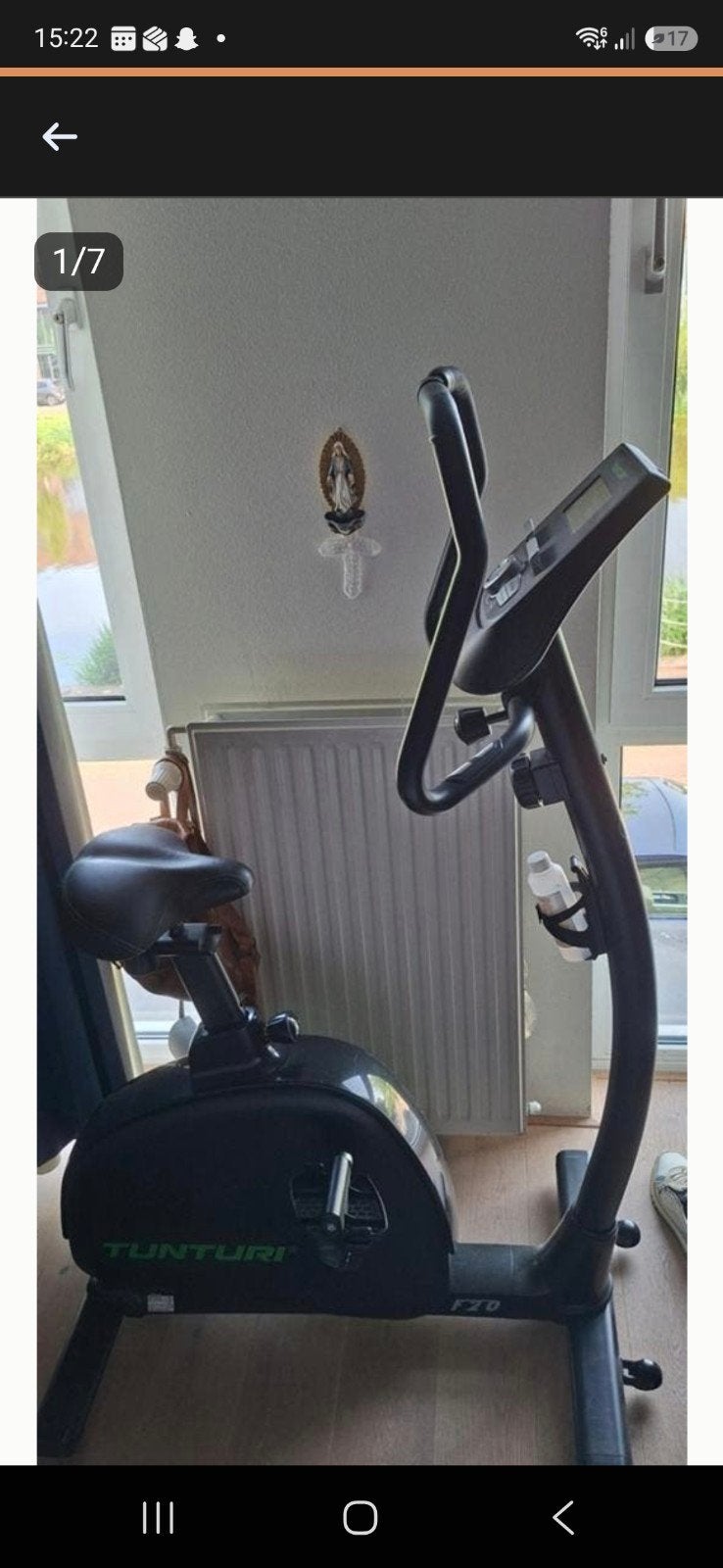 Tunturi Competence F20 Hometrainer - Zo goed als nieuw, Ophalen