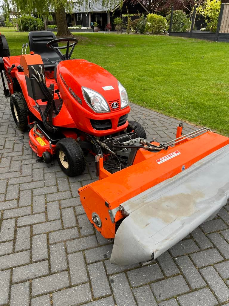 Kubota GR1600II Zitmaaier - Perfect voor Groot Gazon, Tuin en Terras, Zitmaaiers, Gebruikt, Elektrische starter, Opvangbak, Ophalen of Verzenden