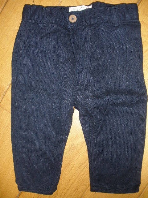 ZARA Baby Boy broek donker blauw chino maat 68, Kinderen en Baby's, Babykleding | Maat 68, Broekje, Ophalen of Verzenden, Zo goed als nieuw