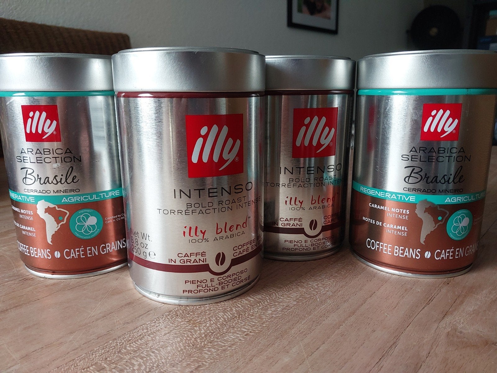 4 lege illy blikken gratis, Verzamelen, Ophalen of Verzenden, Gebruikt, Overige