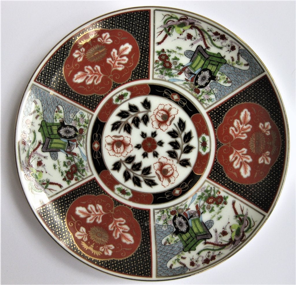 Vintage Japans Imari Wandbord/Wandborden 3 Stuks Gemerkt, Antiek en Kunst, Ophalen of Verzenden