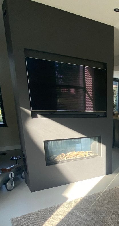 Moderne Doorkijk Gashaard - Creëer Sfeer en Warmte, Ophalen, Gebruikt, Inbouwhaard, Gashaard
