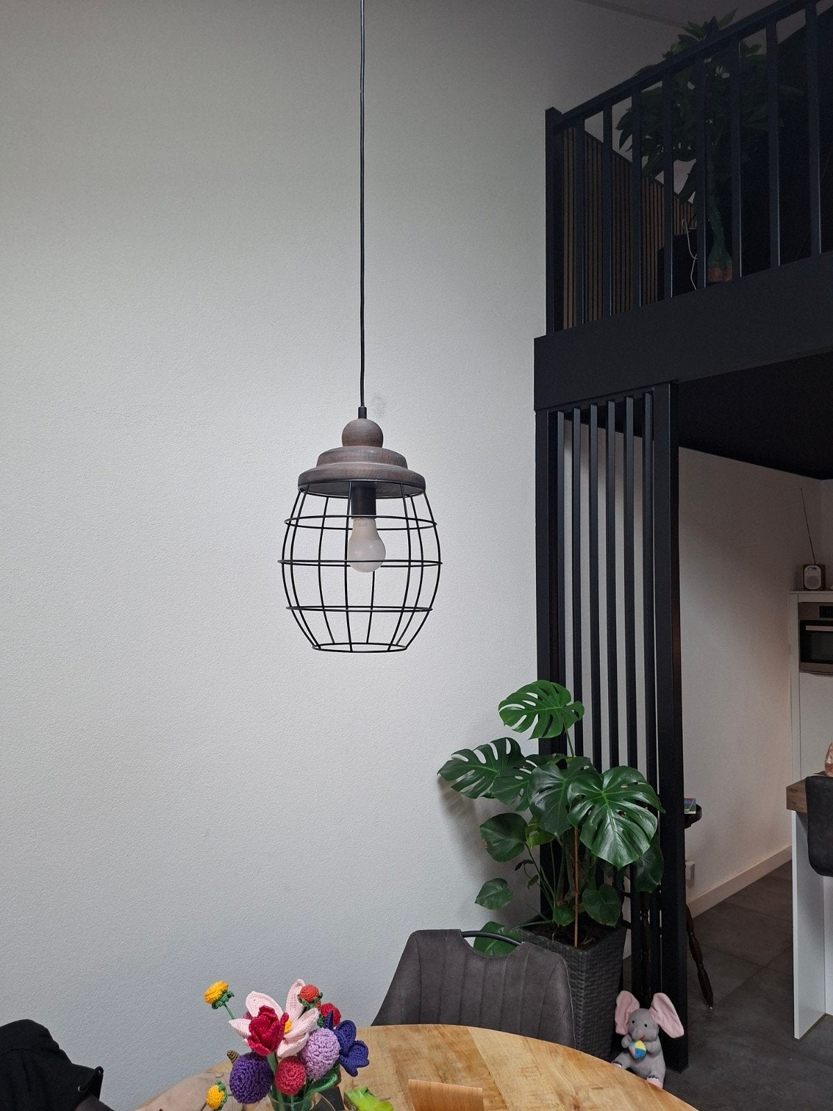 hanglamp, Ophalen