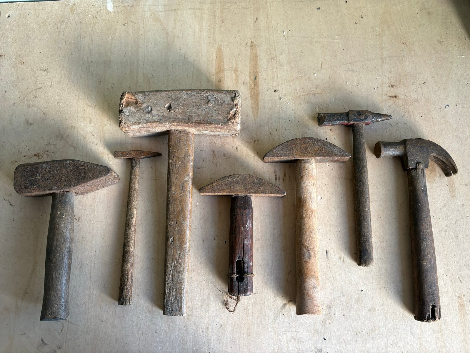 Set van Antieke Hamers - Diverse Soorten, Antiek en Kunst, Ophalen of Verzenden