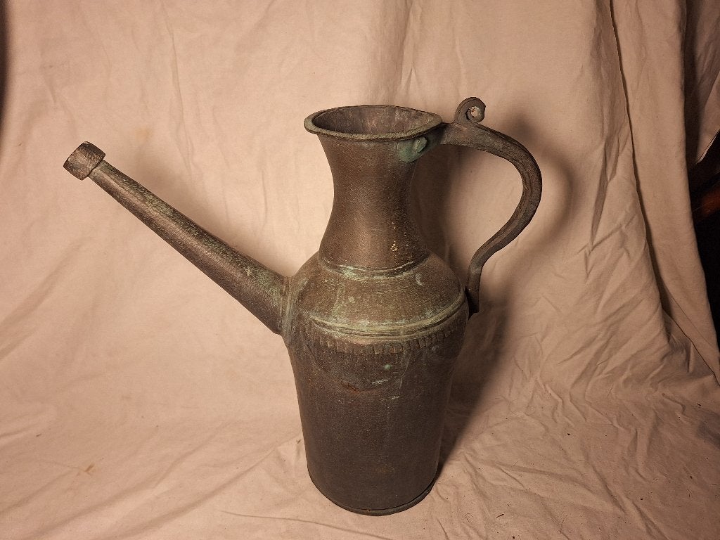 antiek schenk kan van koper, Ophalen of Verzenden