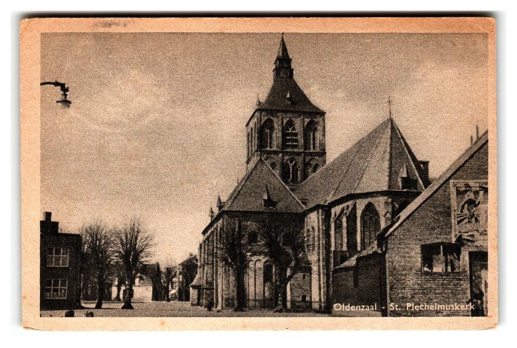 Oldenzaal, St. Plechelmuskerk, Verzenden, 1940 tot 1960, Gelopen, Overijssel