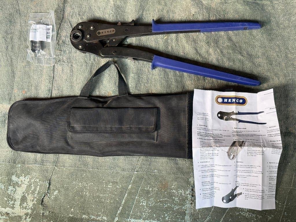 Henco handperstang met. wisselbekken 16 en 20mm, Ophalen of Verzenden, Nieuw