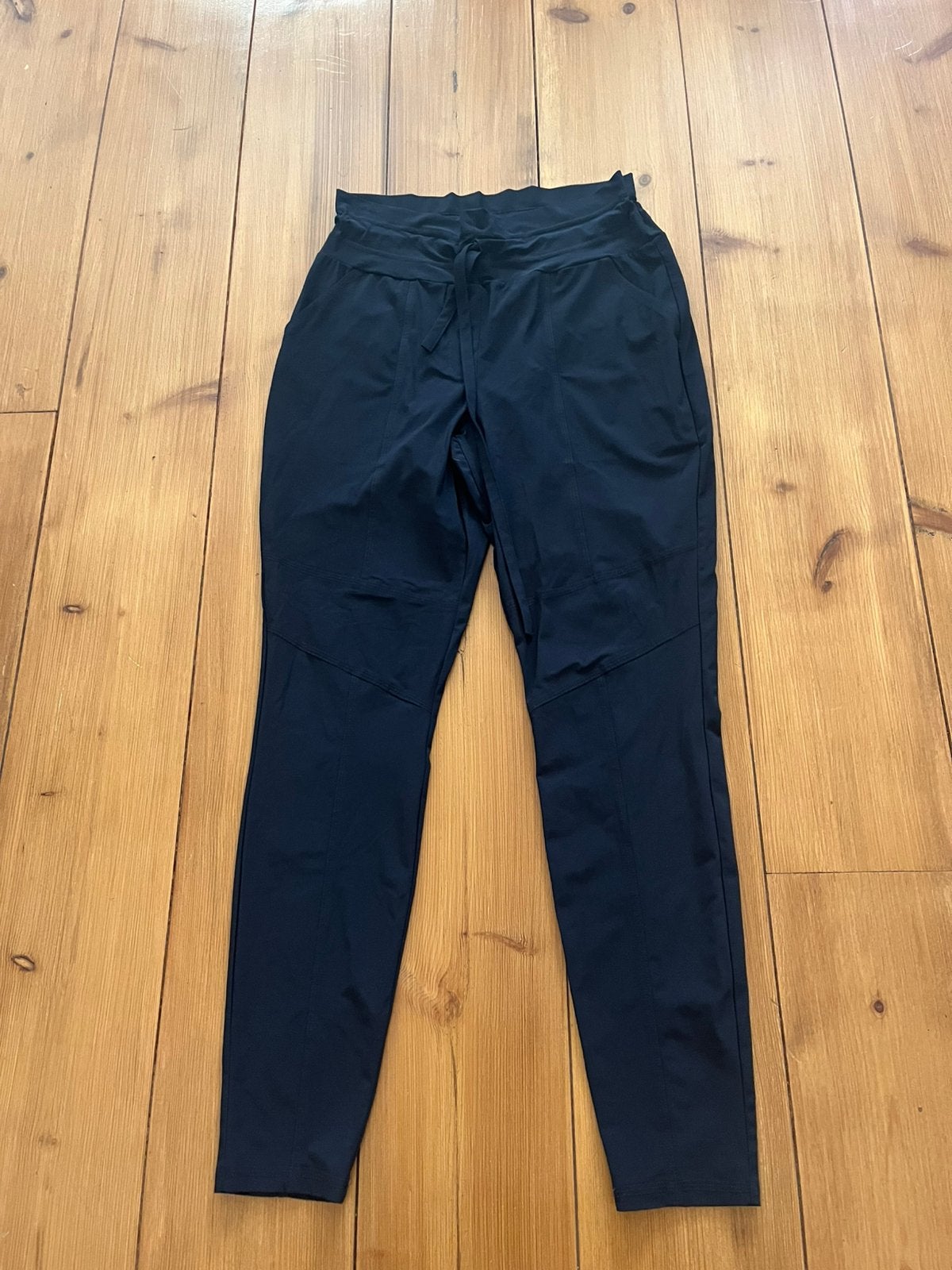 Leuke blauwe travelstof broek Studio Anneloes, M, Maat 38/40 (M), Zo goed als nieuw, Lang, Verzenden