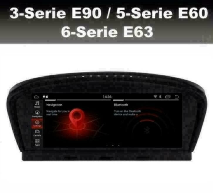 BMW E63 E64 6-serie android 10 wifi navigatie dab+ carplay, Auto diversen, Autoradio's, Ophalen of Verzenden, Nieuw