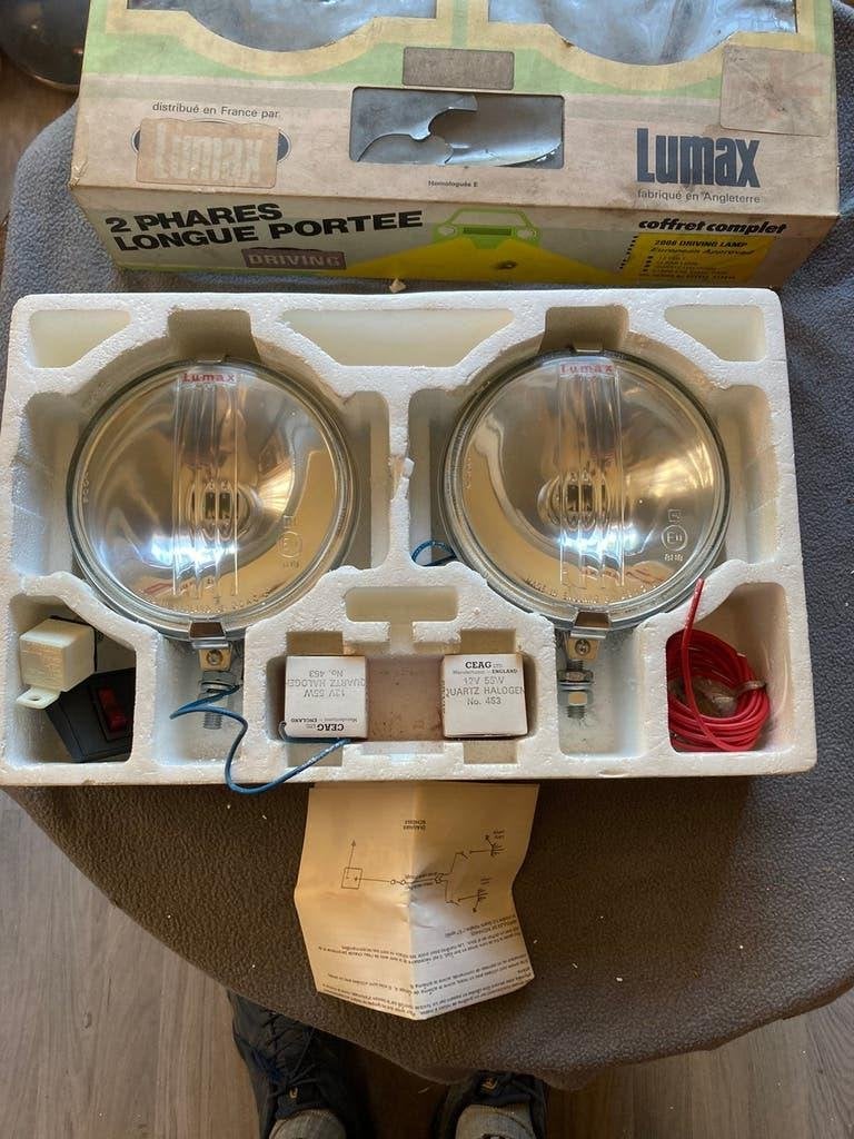 Oldtimer 1 set lumax verstralers type 150, Ophalen of Verzenden, Nieuw