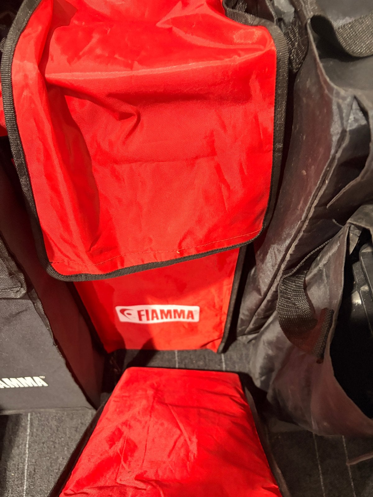 FIAMMA LEVEL UP SET COMPLEET MET OPBERGTASSEN, Ophalen of Verzenden, Zo goed als nieuw