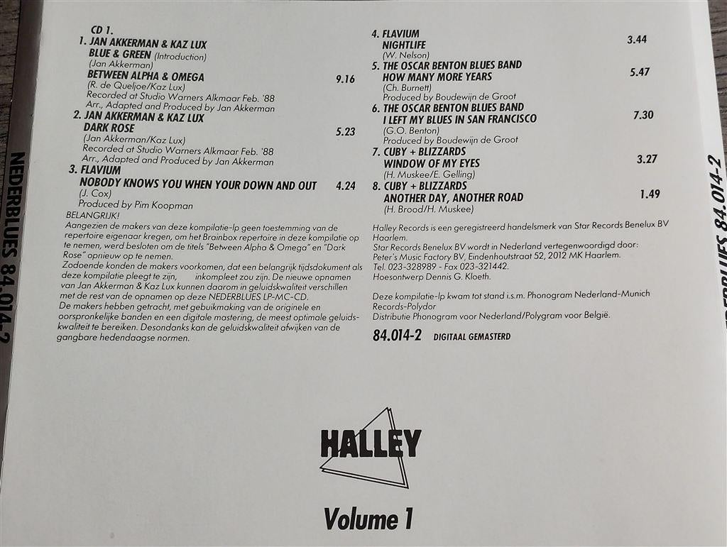 Nederblues Volume 1, Ophalen of Verzenden, Zo goed als nieuw, Pop