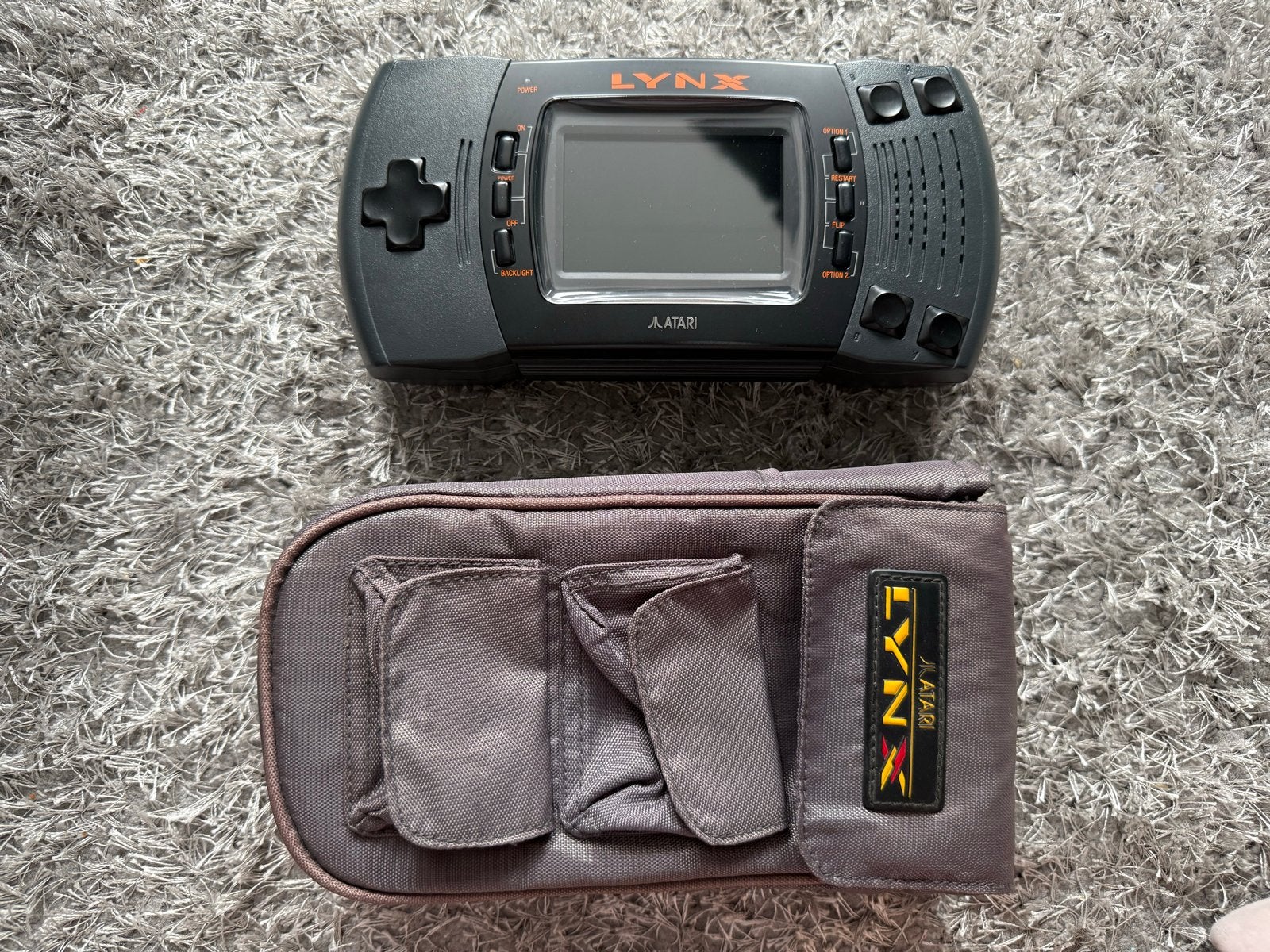 Atari Lynx met hoes - Te testen bij ophalen, Gebruikt, Ophalen of Verzenden, Zonder controller, Atari Lynx
