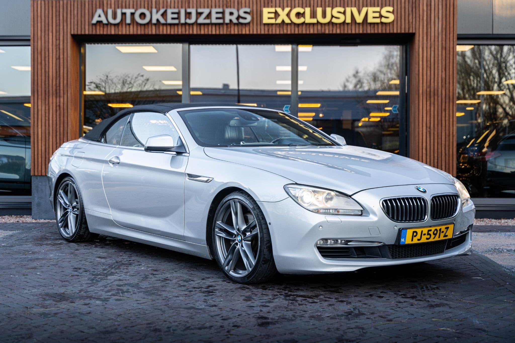 BMW 6-serie Cabrio 640i High Executive Leer Sportstoelen Nav, Auto's, BMW, Achterwielaandrijving, Gebruikt, Cabriolet, Bedrijf