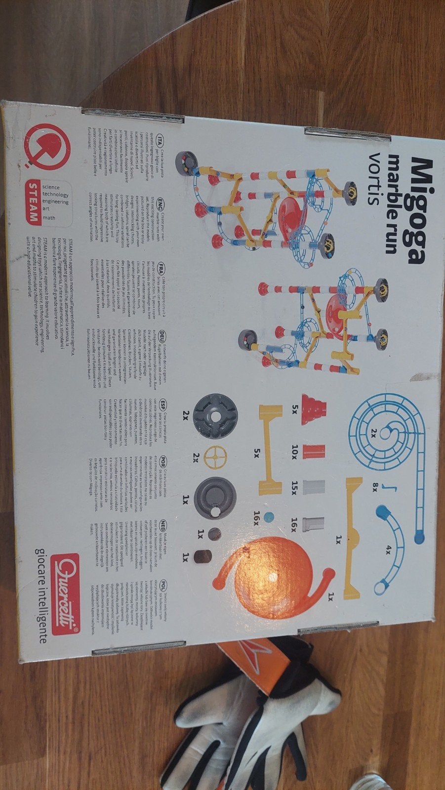 90- delige Migoga Marble Run Vortis knikkerbaan - 6559, Kinderen en Baby's, Speelgoed | Educatief en Creatief, Ophalen of Verzenden