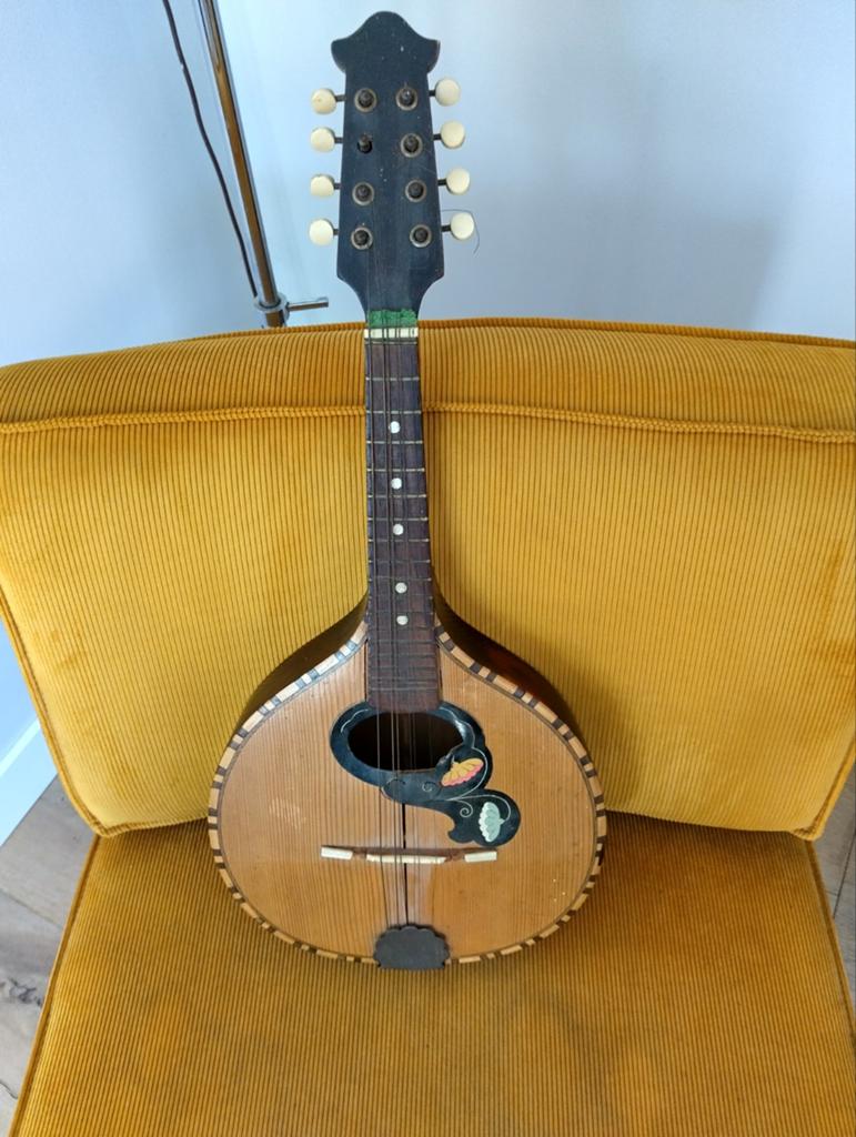 Prachtige oude (antieke) Mandoline, opknapper., Ophalen of Verzenden, Gebruikt, Overige typen