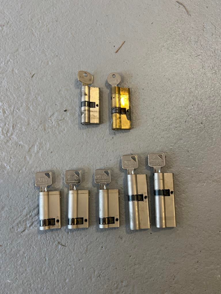 Mauer Assa Abloy Cilindersloten (prijs in beschrijving), Ophalen, Gebruikt, Overige materialen, Slot
