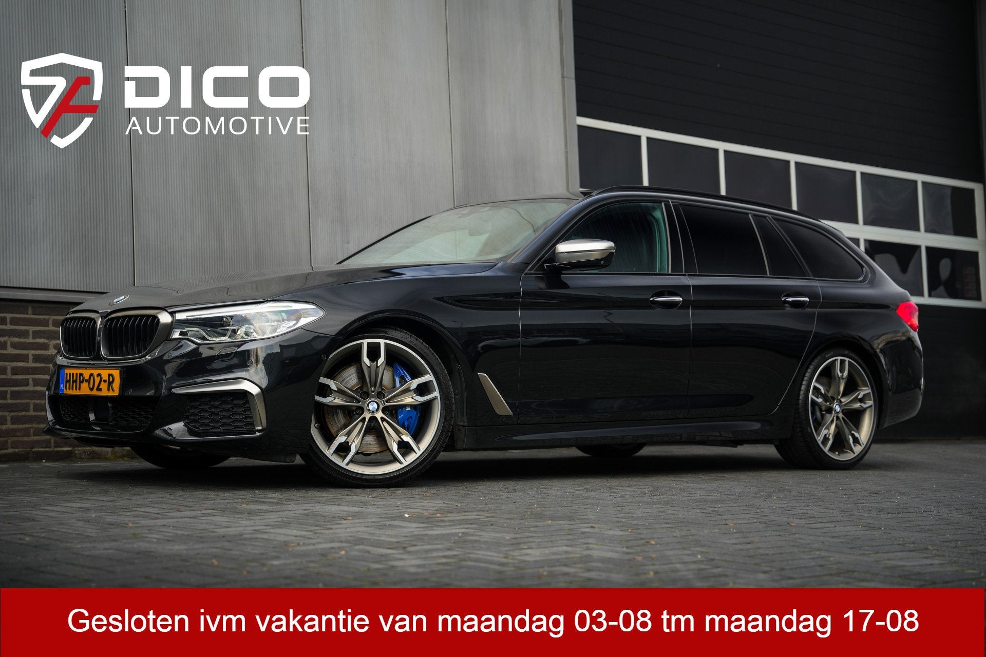 BMW 5 Serie Touring M550d 400pk xDrive High Executive M-Spor, Automaat, Lichtsensor, 15 km/l, Gebruikt