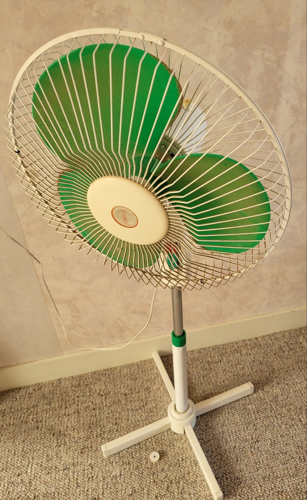 Fugison Vintage Staande Ventilator, Witgoed en Apparatuur, Ventilatoren, Ophalen, Gebruikt, Statiefventilator