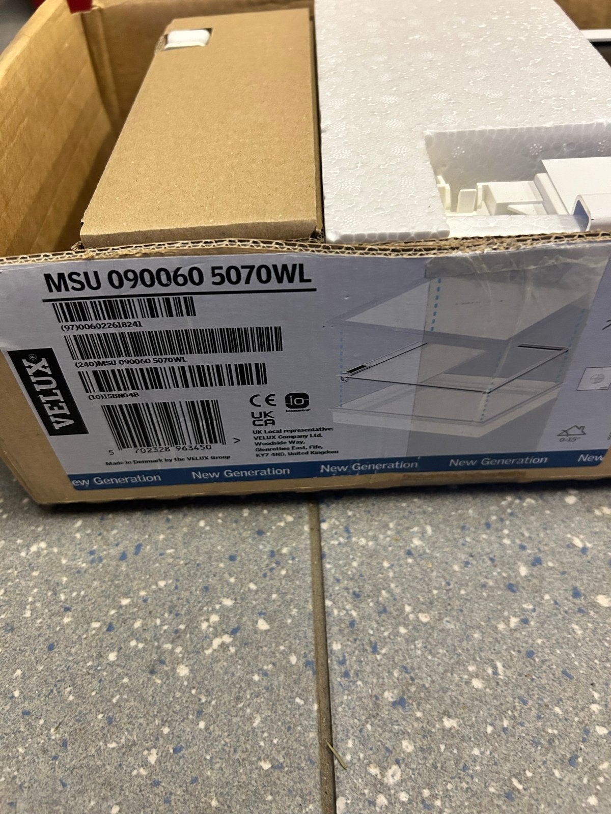 Velux Integra Solar Screen MSU 090060 5070WL Nieuw, Ophalen, Minder dan 250 cm, Nieuw, Elektrisch