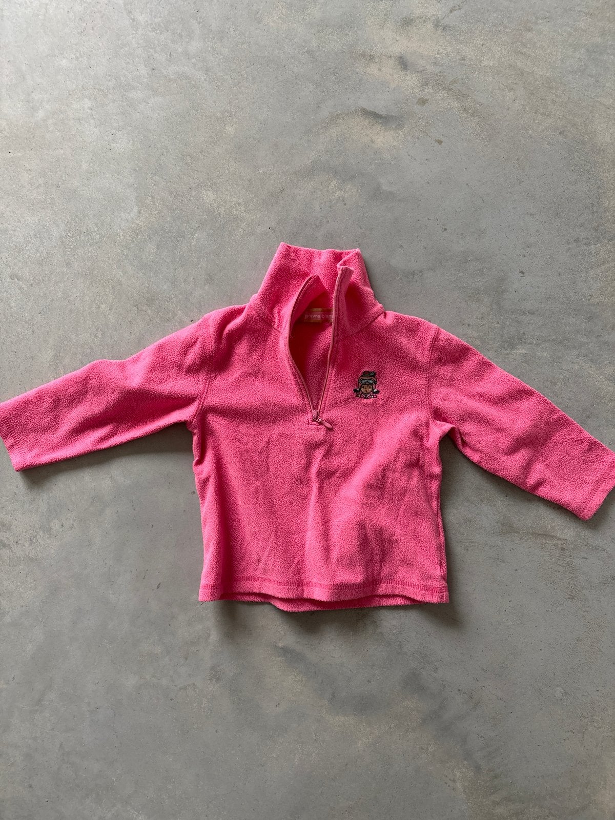 Roze Poivre Blanc fleece trui voor meisjes (3 jaar), Ophalen of Verzenden, Zo goed als nieuw, Meisje