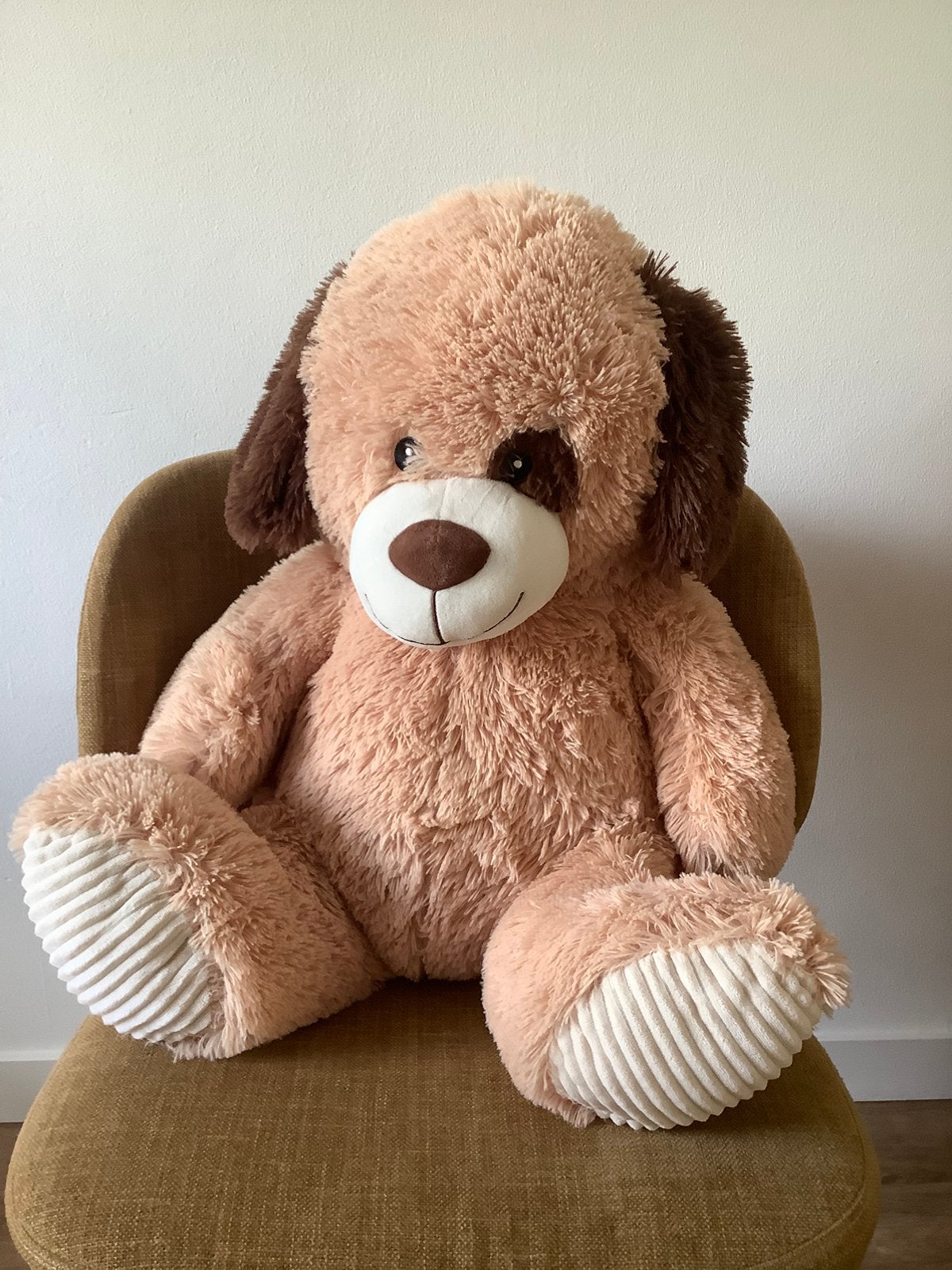 Grote, zachte knuffelhond, Overige merken, Overige karakters, Zo goed als nieuw, Middelgroot (20 tot 80 cm)