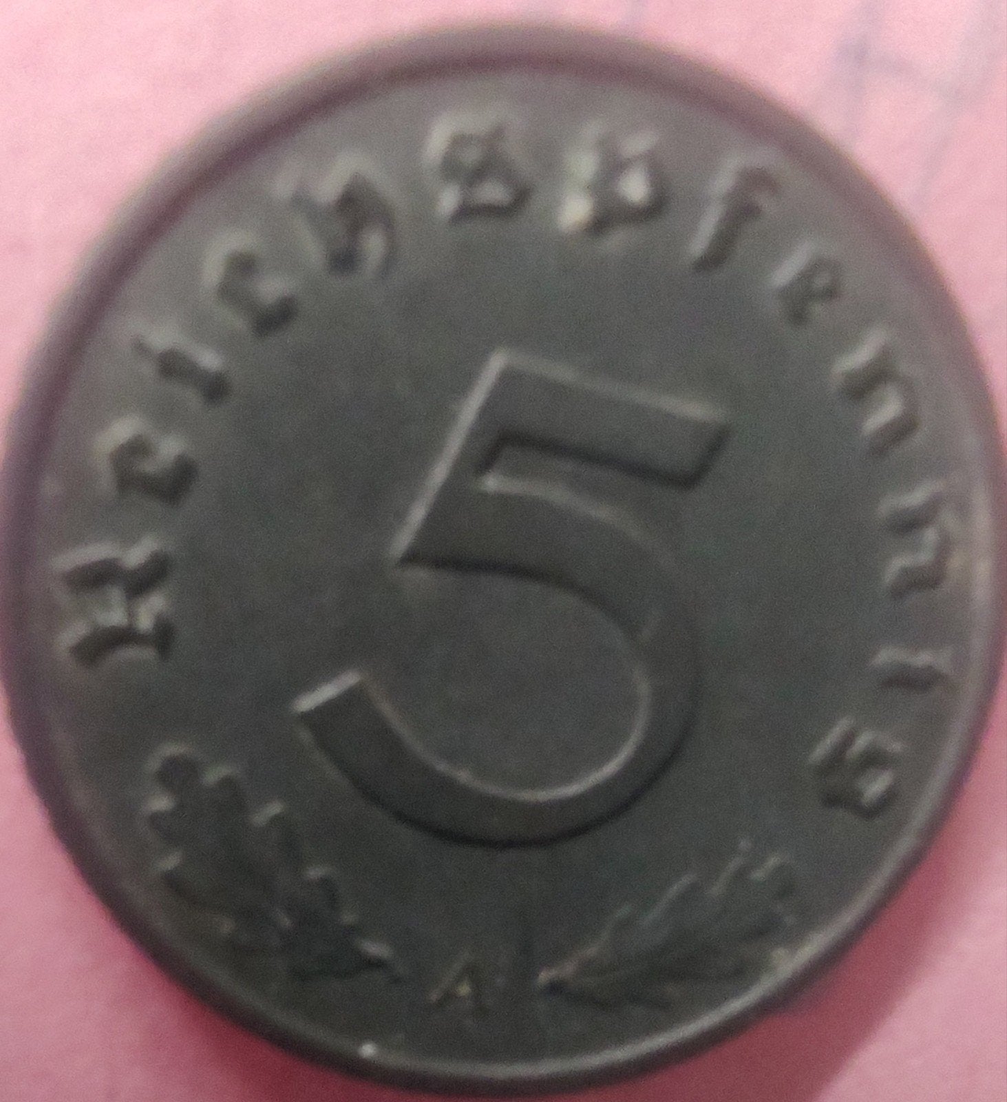 Duitse 5 Reichspfennig munt 1942, Ophalen of Verzenden