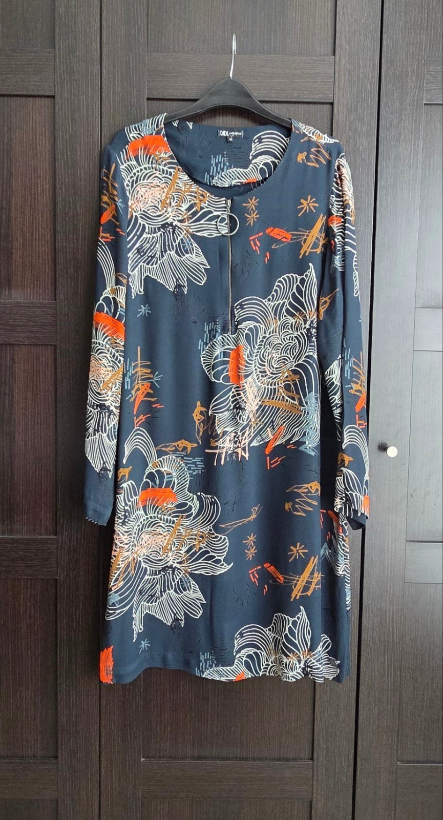 Didi jurk tuniek XL blauw wit oranje als nieuw, Blauw, Maat 46/48 (XL) of groter, Didi, Ophalen of Verzenden