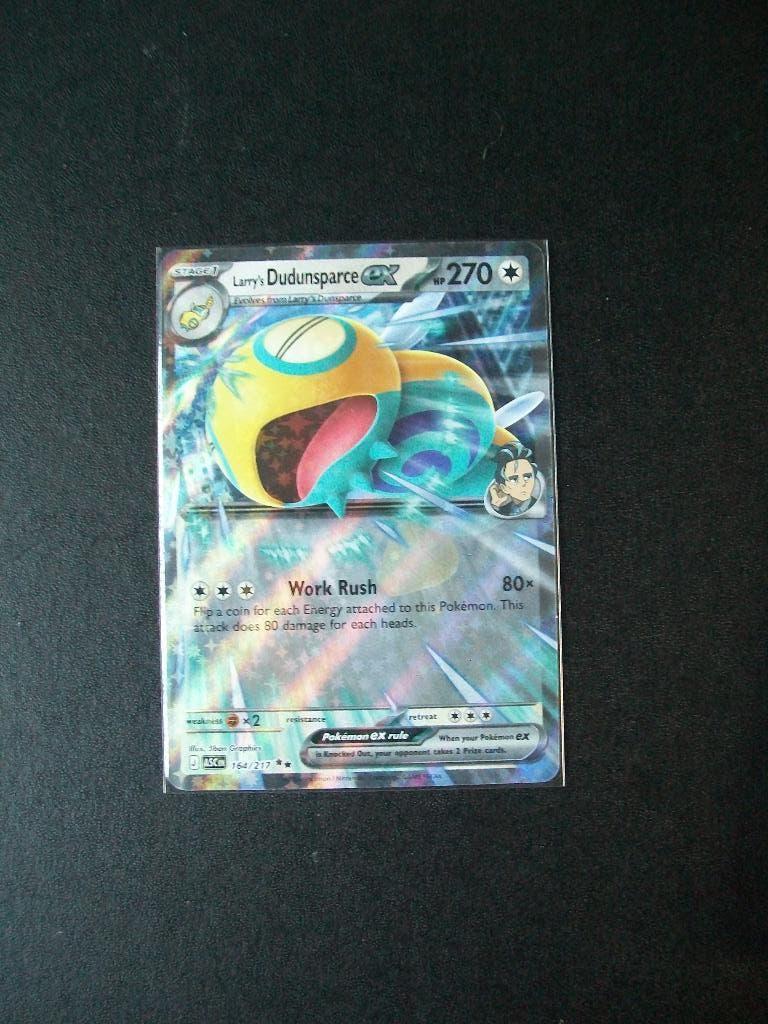2333: Nieuwe Pokemon Kaart Larry’s Dudunsparce EX (164/217), Verzenden, Nieuw, Losse kaart, Foil