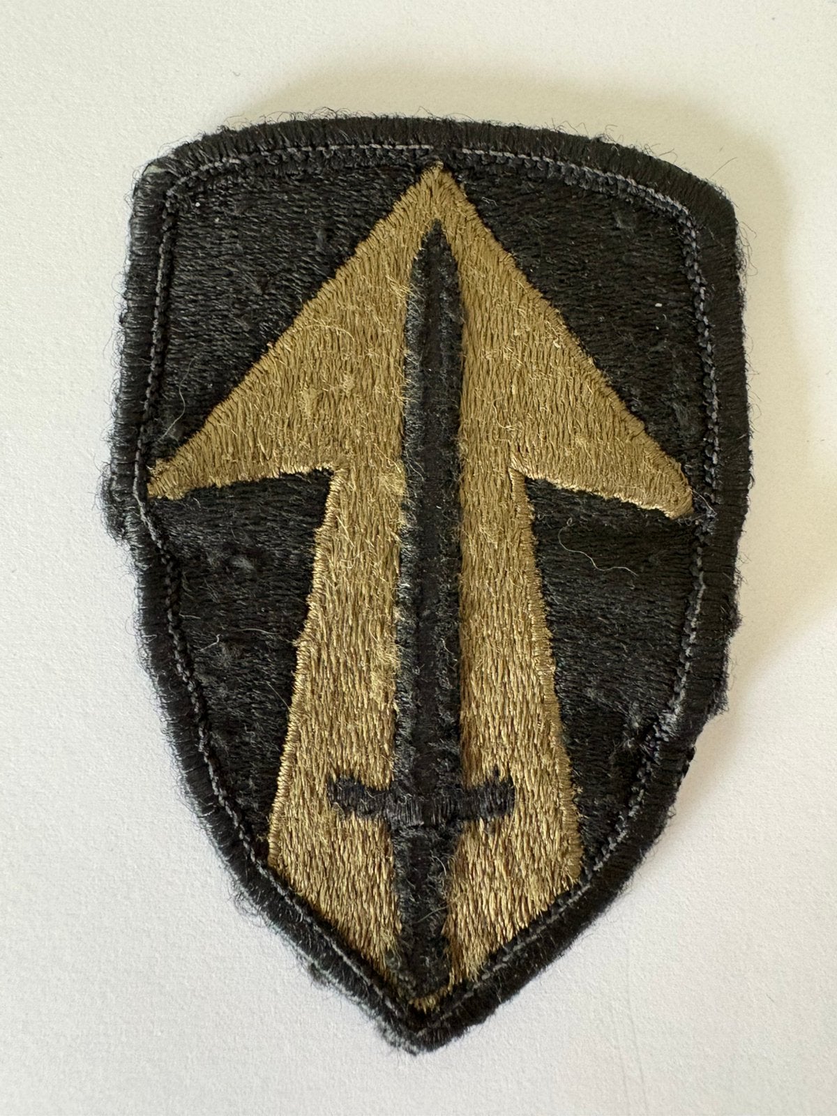 US Army 1st Field Force Vietnam Subdued sew on patch, Ophalen of Verzenden, Landmacht, Amerika, Embleem of Badge