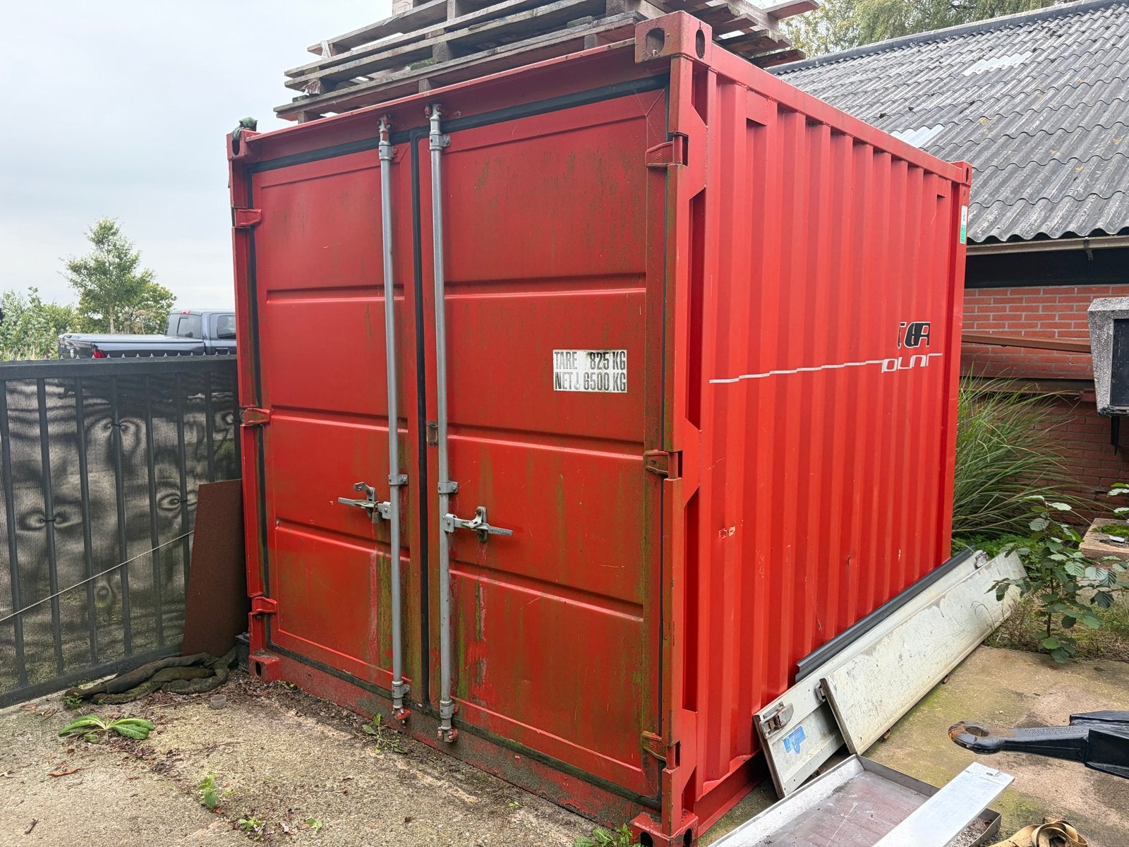 Opslagcontainer Rood - Ideaal voor extra ruimte, Ophalen