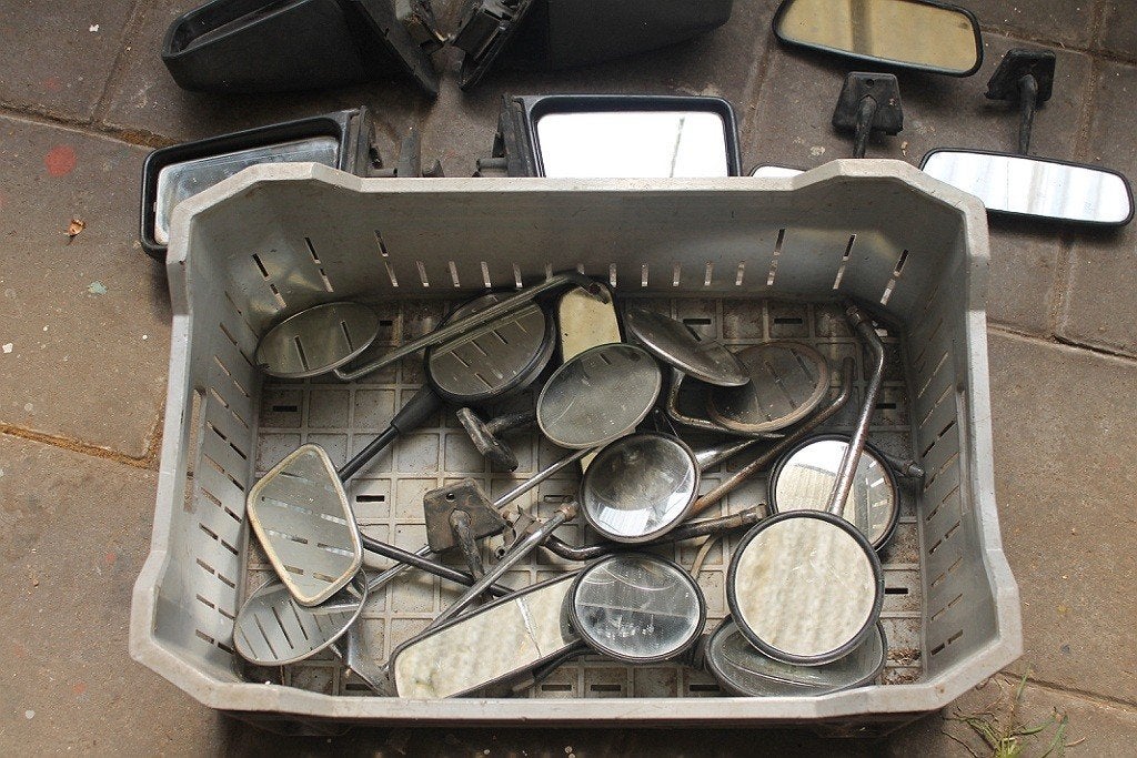 binnen en buiten achteruitkijk spiegels jaren 70-80, Ophalen, Nieuw, Opel