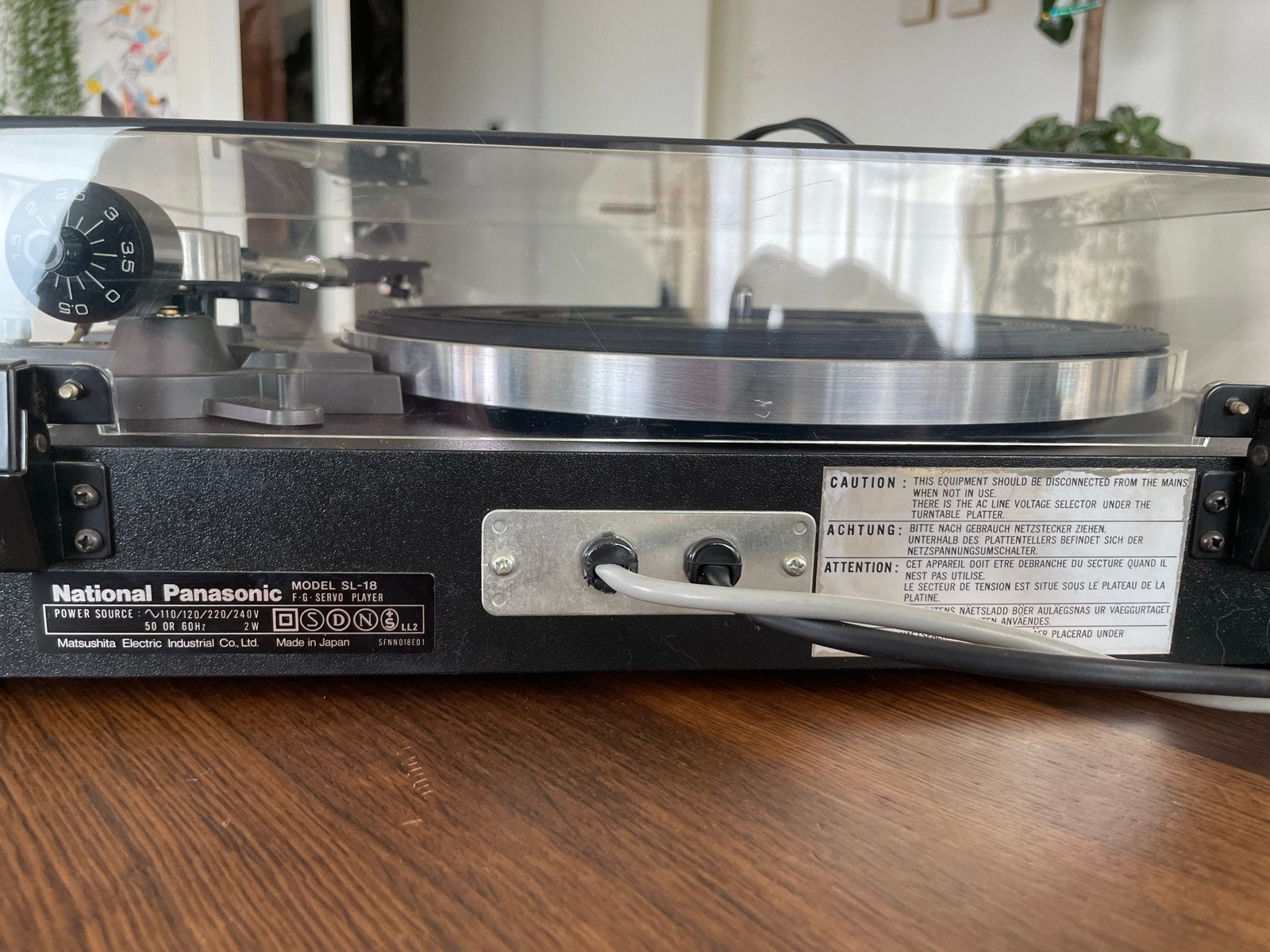 National Panasonic SL-18 Platenspeler, Ophalen, Gebruikt, Platenspeler, Overige merken