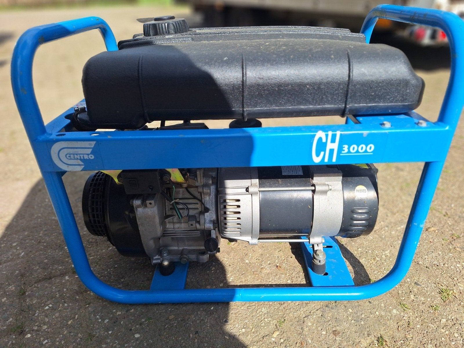 Centro CH 3000 Aggregaat - 3 kVA Benzine Generator, Gebruikt, Benzine, Ophalen of Verzenden, Geluidgedempt