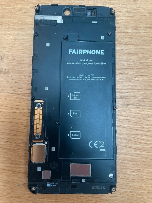 Origineel Fairphone 3/3+ Scherm, Ophalen of Verzenden, Gebruikt, Overige typen