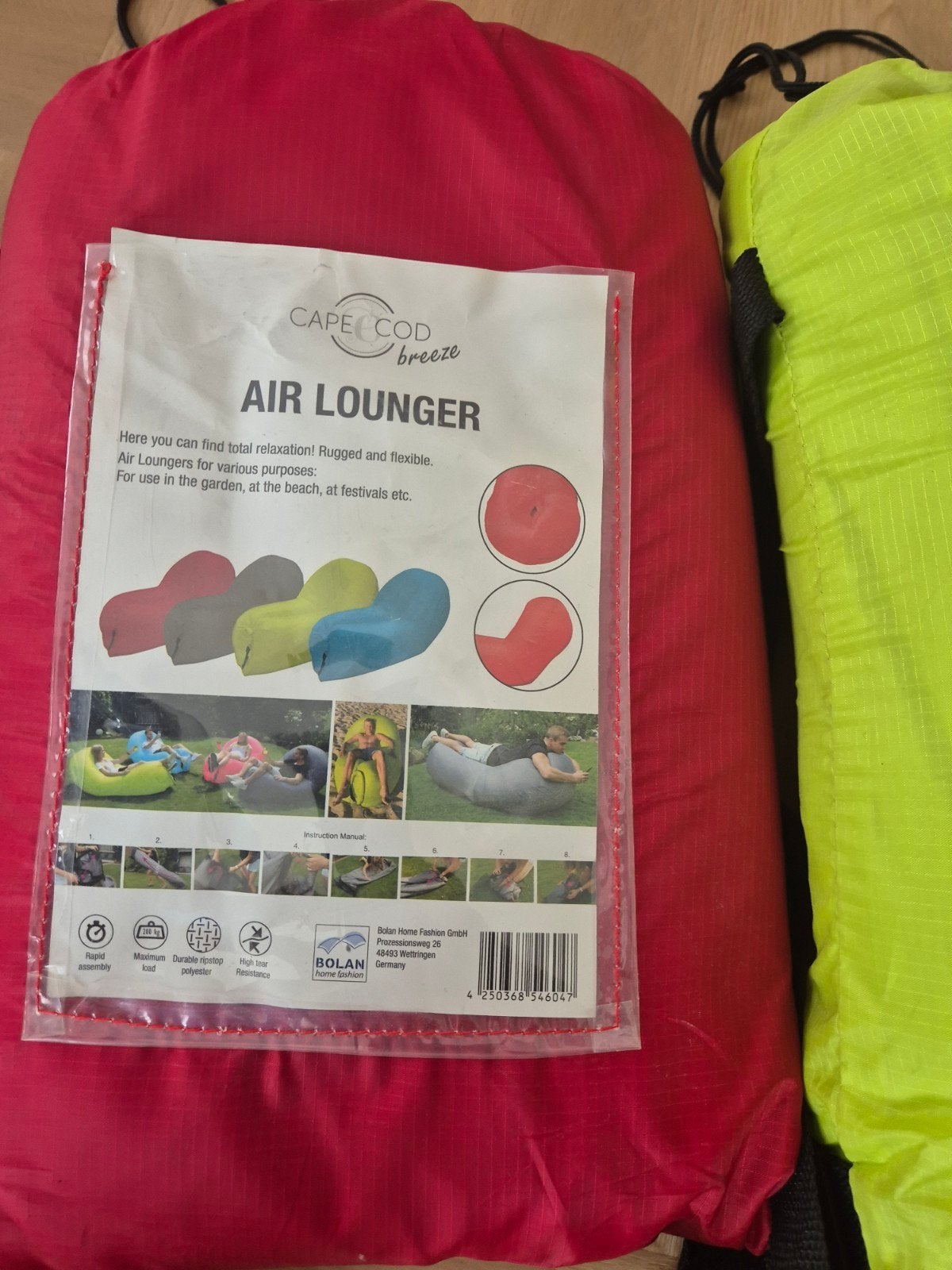 Air Lounger opblaasbare ligstoelen, Ophalen, Nieuw