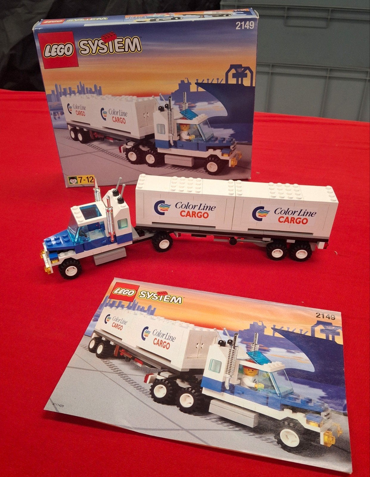 Lego 2149 Color Line Cargo truck / vrachtwagen, Ophalen of Verzenden, Zo goed als nieuw, Lego