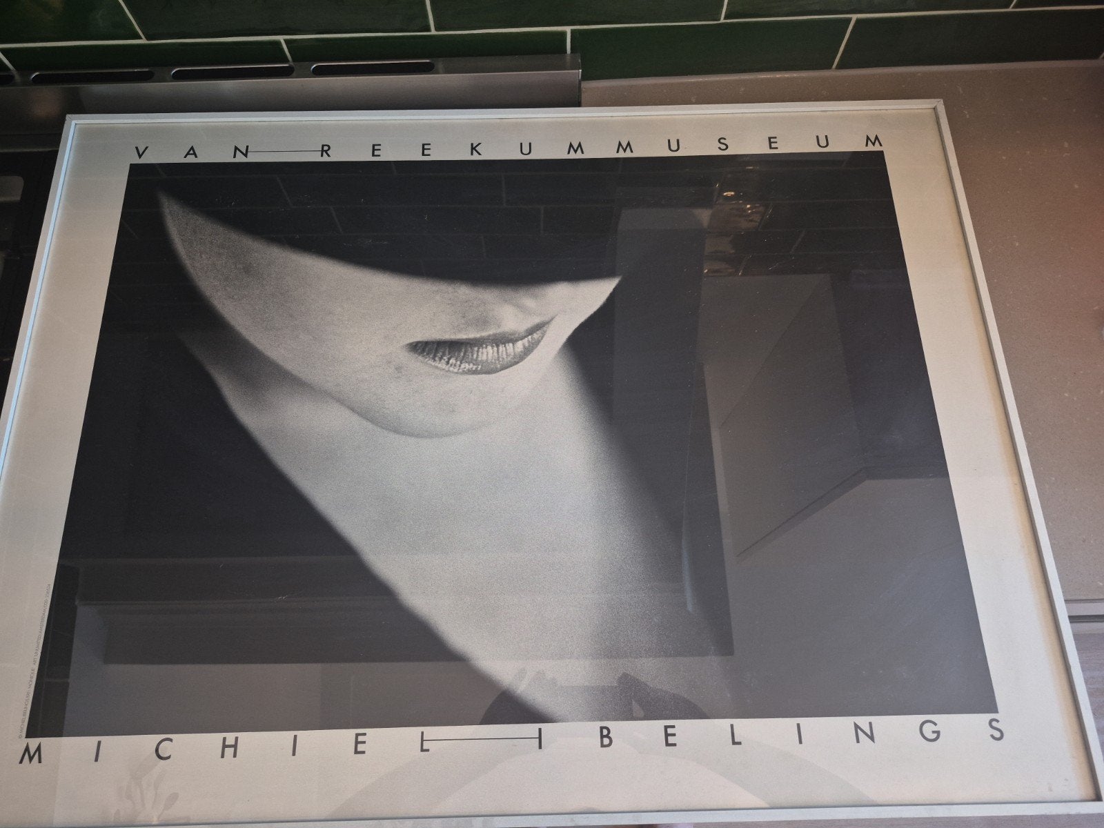 Michiel Belings Poster - Van Reekum Museum 1981 Ingelijst, Antiek en Kunst, Ophalen, Poster, Ingelijst