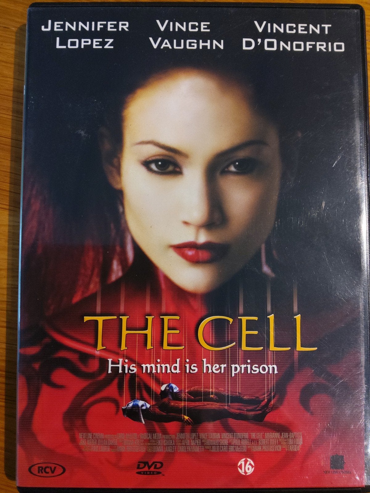 The Cell - Jennifer Lopez - DVD, Psychologische thriller, Vanaf 16 jaar, Bonusmateriaal, Nederlands