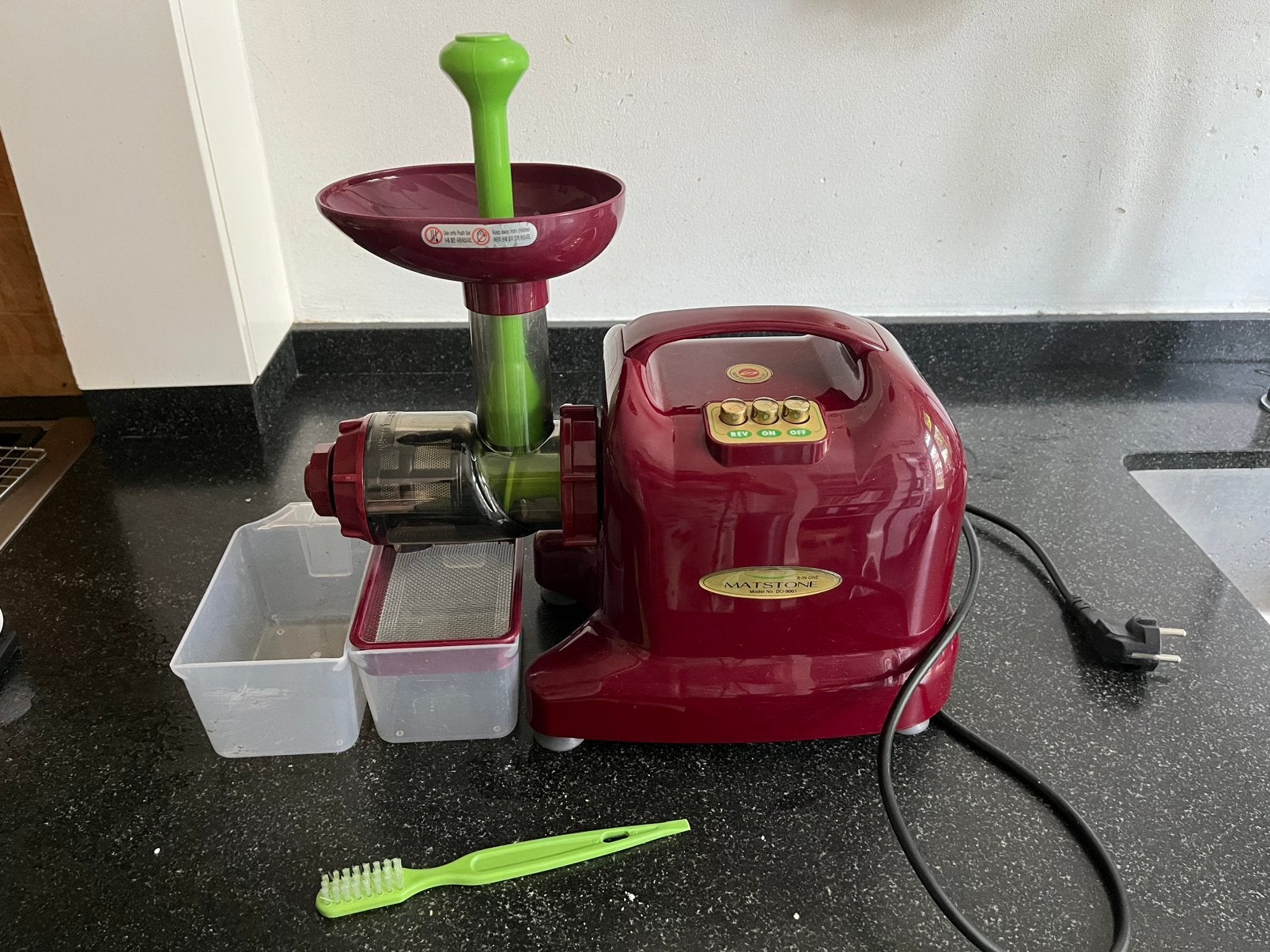 matstone slowjuicer, Ophalen of Verzenden, Gebruikt, Slowjuicer